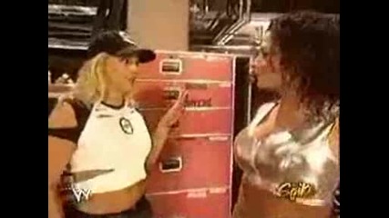 Raw 06.09.2004. Trish се дразни с Lita