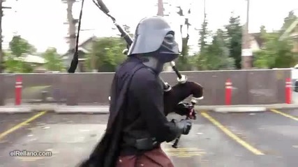 Dark vader на Хелоуин Смях