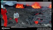 Как се вземат проби от изригнал вулкан