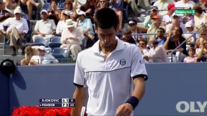 Us Open 2011 полуфинал : Роджър Федерер - Новак Джокович [ Hd 1 ]