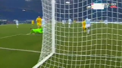 Лацио - Левски 0 - 1 гол на Бижутера 
