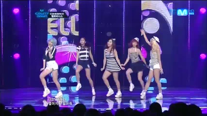 Hello Venus - Like A Wave @ M!countdown (05.07.2012)