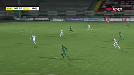 Ботев Враца - Лудогорец 0:1 /първо полувреме/