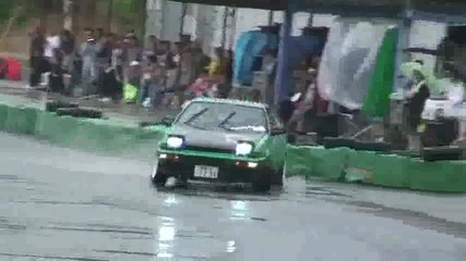 drift drifting japan rainy day
