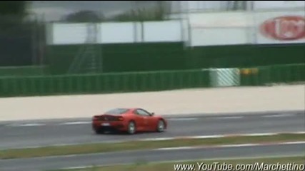 Ferrari 360 Challenge Stradale Замалко да Катастрофира След Дрифт