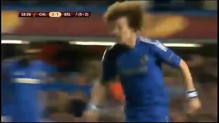 Фамозен гол на David Luiz Chelsea 3-1 Basel