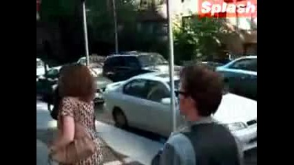 Jackson Rathbone outside the Good Day New York Studio