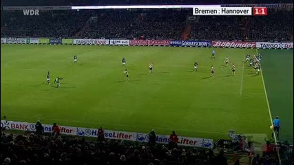 Werder Bremen 1:1 Hannover 96 / Highlights 2010 - 2011 / 