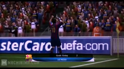 Highlights Barcelona vs Real Madrid ft. Lionel Messi by aroehemix (pes 2010) Sports (hq) 