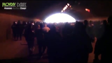 Протестиращите в тунела 14.02.2014