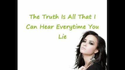 Demi Lovato Everytime You Lie Lyricsв™є