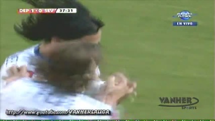Депортиво - Севилия 1:0 Highlights 