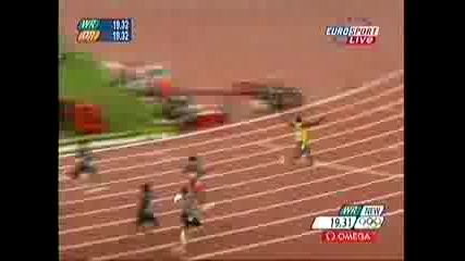 Usain Bolt - Постави Световен Рекорд 200 