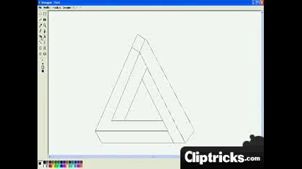 Как да начертаем невъзможен триъгълник 