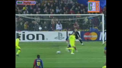 Barcelona - Olym. Lyonnais 4 - 2 (5 - 2,  11 3 2009).flv