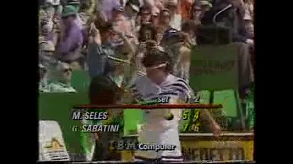 Gabriela Sabatini v Monica Seles Rome 1992 part 4