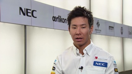 F1 2012 - Sauber C31 launch - Interview Kamui Kobayashi