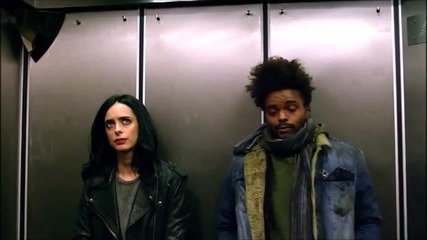Джесика Джоунс - Разговор между Джесика и Малкълм в асансьора / Бг Субс