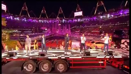 Цялото изпълнение на One Direction на Олимпийските игри - What Makes You Beautiful