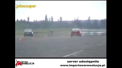 Integra Turbo vs Opel Corsa C20let 