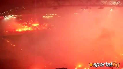 Огнено шоу на Олимпиакос - Панатинайкос 