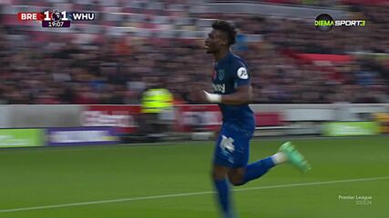 West Ham United with a Goal vs. Brentford