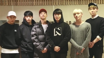 151201 B.a.p Message for Christmas+new Year events in Japan