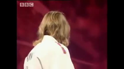 Rory Mcgrath thrown to the floor by a Judo champion - Bbc sports comedy 