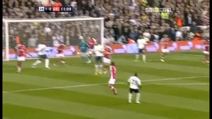Tottenham 1 - 0 Arsenal (goal Rose)