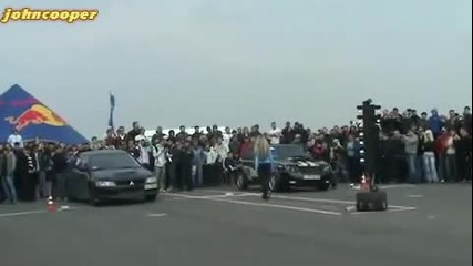 Ваз 2108 Турбо Sti vs Mitsubishi Evo8