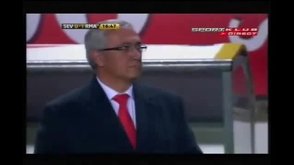 Real Madrid vs Sevilla - Karim Benzema 1 - 0 2011