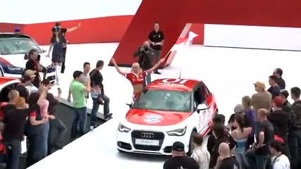 The Audi A1 at the Autonews 2010 show in Reifnitz (austria) 