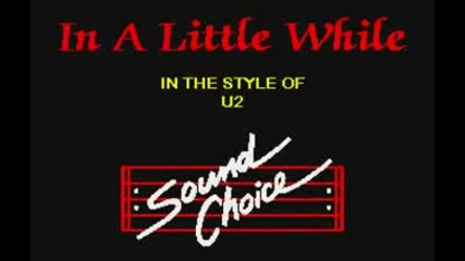 U2 - In a little while - karaoke