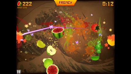 Fruit Ninja Hd (random gameplay)