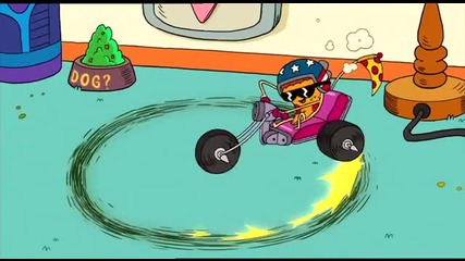 Le tricycle de Steve la pizza - Oncle Grandpa - Cartoon Network.