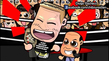 Wwe Анимациа - Paul Heyman & Brock Lesnar ( Chibi Wrestlers | Wwe Animation)