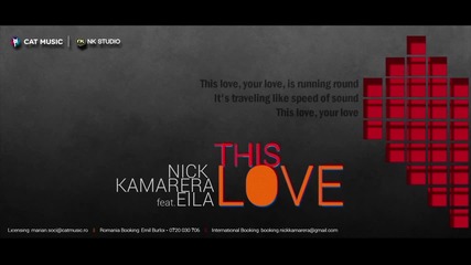 New! 2014 Nick Kamarera Feat. Eila - This Love (original Radio Edit)
