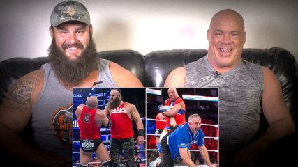 Kurt Angle & Braun Strowman rewatch 2017's Raw vs. SmackDown Survivor Series battle: WWE Playback