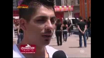 - Marius Nedelcu feat Giulia - Rain [making the video, Acasa Tv 2008]