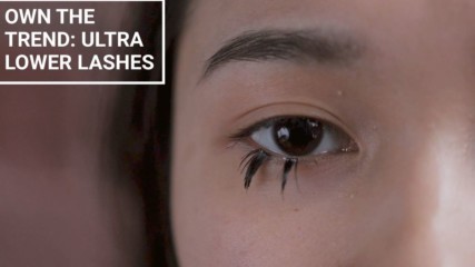 Winter make-up looks: Ultra long lower lash