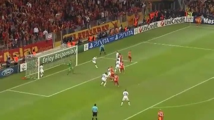 Галатасарай - Манчестър Юнайтед 1-0 / Йълмаз (54')