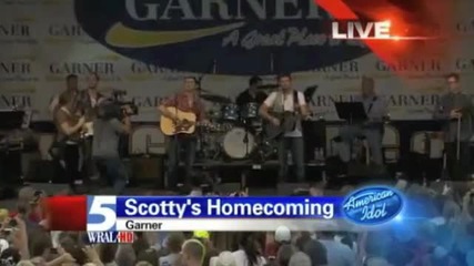 Scotty Mccreery and Josh Turner live americam idol