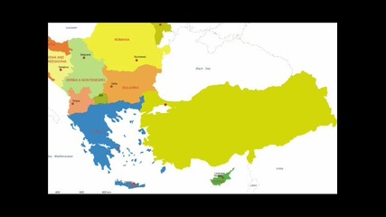 Balkan Map 2030 - Megali Idea. Картата на Балканите 2030 