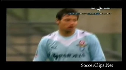 lazio - 1 - 2 - ac - milan t. silva - og 