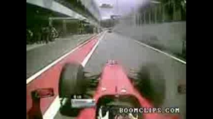F1 Brazil Fire at The Pit Stop 