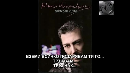 Превод Nikos Makropoulos Нищо Не Е Даденост