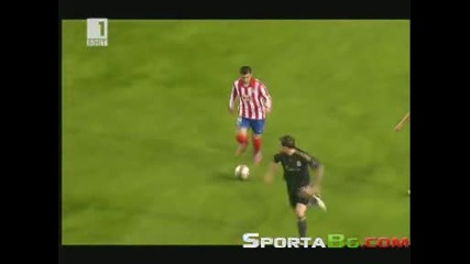 Атлетико Мадрид 1 - 0 Ливърпул 1/2 - Финал Лига Европа (22.04.2010) 