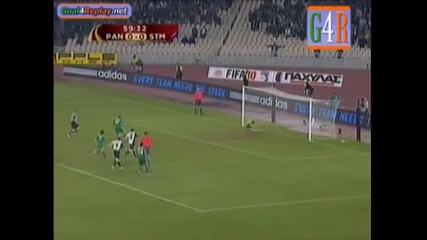 22.10.2009 Панатинайкос 1:0 Щурм Гарц Салпингидис Гол