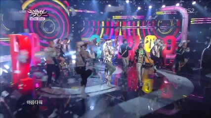 130222 Shinee - Beautiful + Dream Girl @ Music Bank