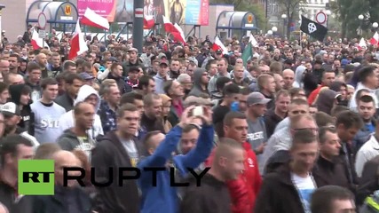 Poland: Thousands of nationalists rally against refugees in Warsaw